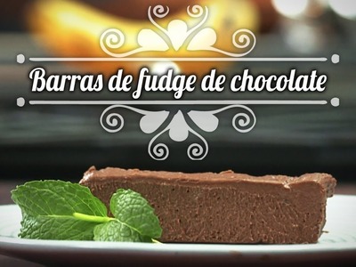 Chef Oropeza Recetas para Halloween:Barras de Fudge de chocolate-Chocolate Fudge Bars