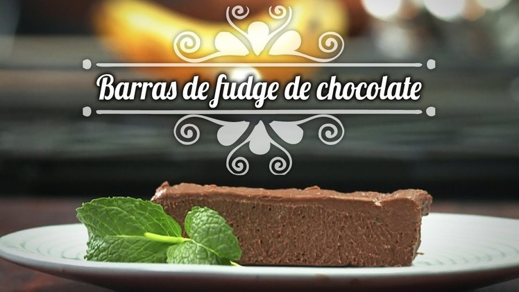 Chef Oropeza Recetas para Halloween:Barras de Fudge de chocolate-Chocolate Fudge Bars