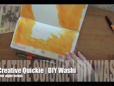Creative Quickie | DIY Washi Tape