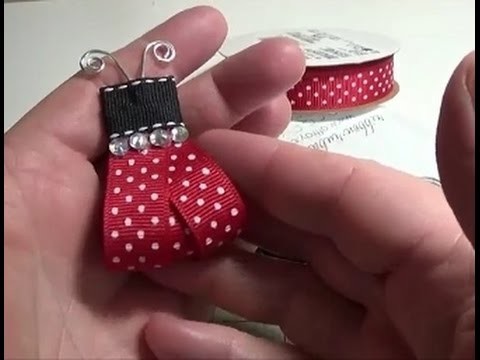 DIY~Adorable Ribbon Ladybug! So Many Uses!