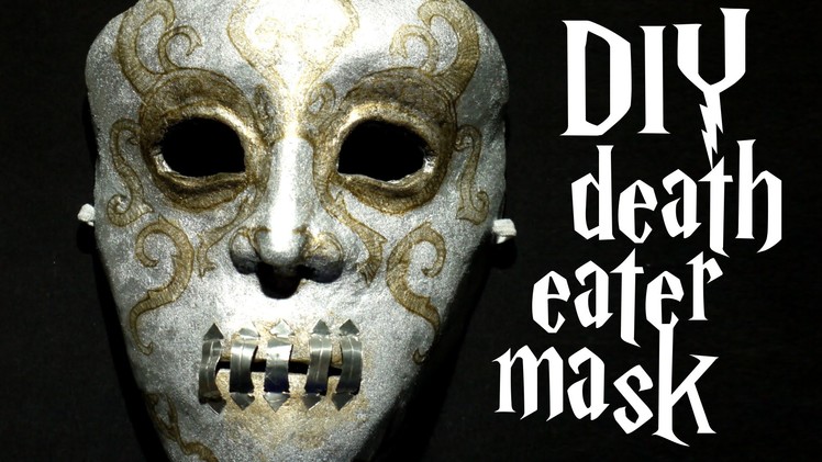 DIY Bellatrix death eater mask - Harry Potter tutorial + CONTEST WINNERS