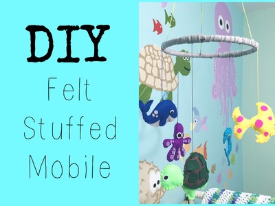 DIY: Felt Mobile ♡ {Nursery Decor} ♡ Jessica Joaquin