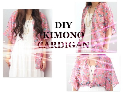 DIY Kimono Cardigan, Sewing Project for Beginners