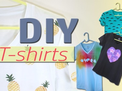 DIY T-shirts. Summer T-shirt prints