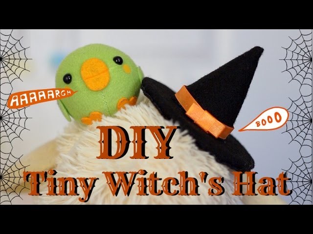 DIY Tiny Witches Hat || Last Minute DIY
