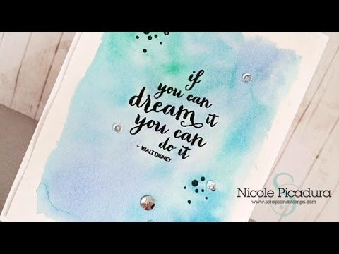 Easy Watercolor Wash Background - Start-To-Finish #39