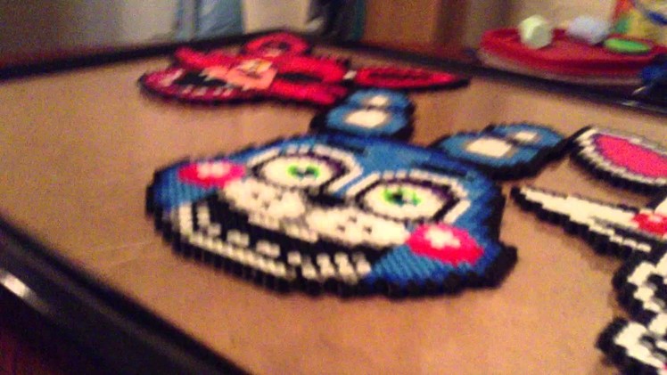 FNAF Perler bead showcase