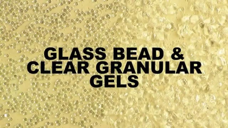 GOLDEN Glass Bead Gel and Clear Granular