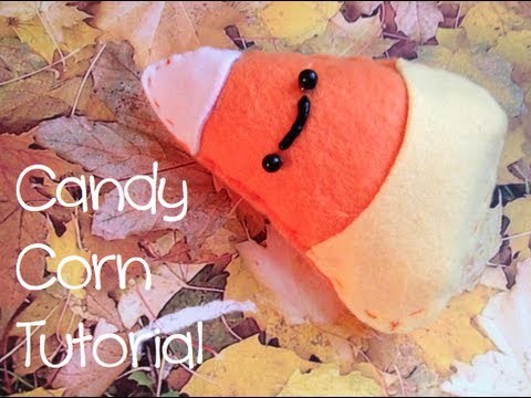 Halloween Candy Corn Plush Tutorial!