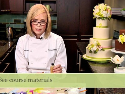 Handcrafted Sugar Flowers with Jacqueline Butler: Glazing Leaves