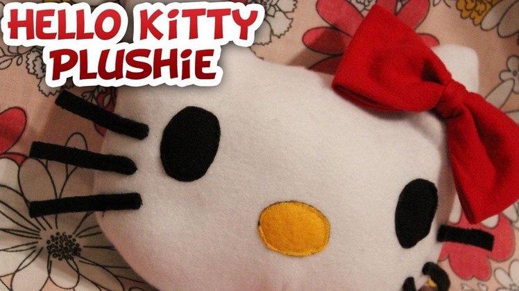 Hello Kitty Plush DIY - Whitney Sews