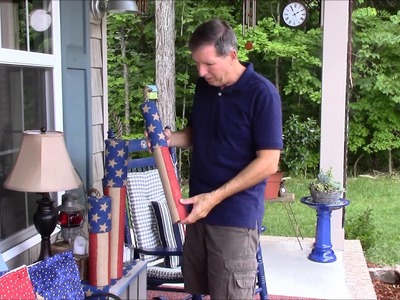 Homemade Firecracker Decorations for Your Porch