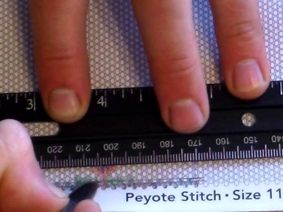 How to Bead Tubular Peyote Stitch Part 3