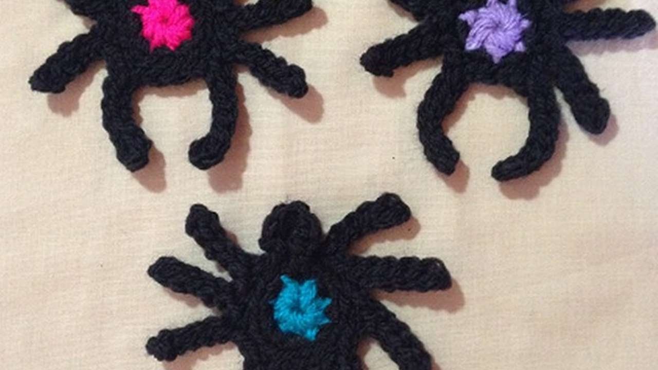 How To Crochet Colorful Spiders For Halloween DIY Crafts Tutorial