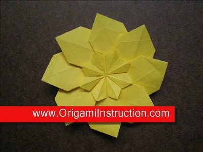How to Fold Origami Star in a Star Mandala   OrigamiInstruction com