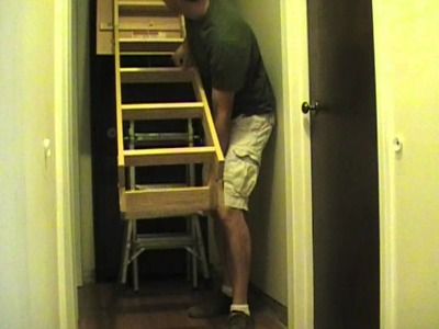 How to Install  Pull Down Attic Stairs