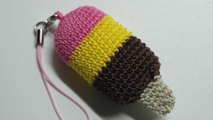 How To Make A Crocheted Ice Cream Key Charm - DIY Crafts Tutorial - Guidecentral