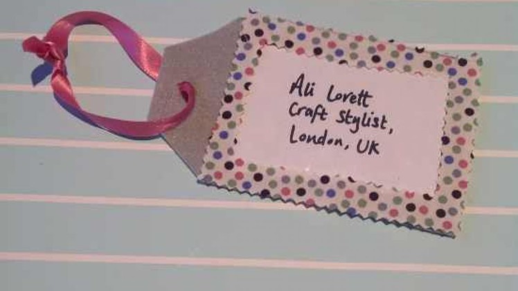 How To Make a Cute Luggage Tag - DIY Style Tutorial - Guidecentral