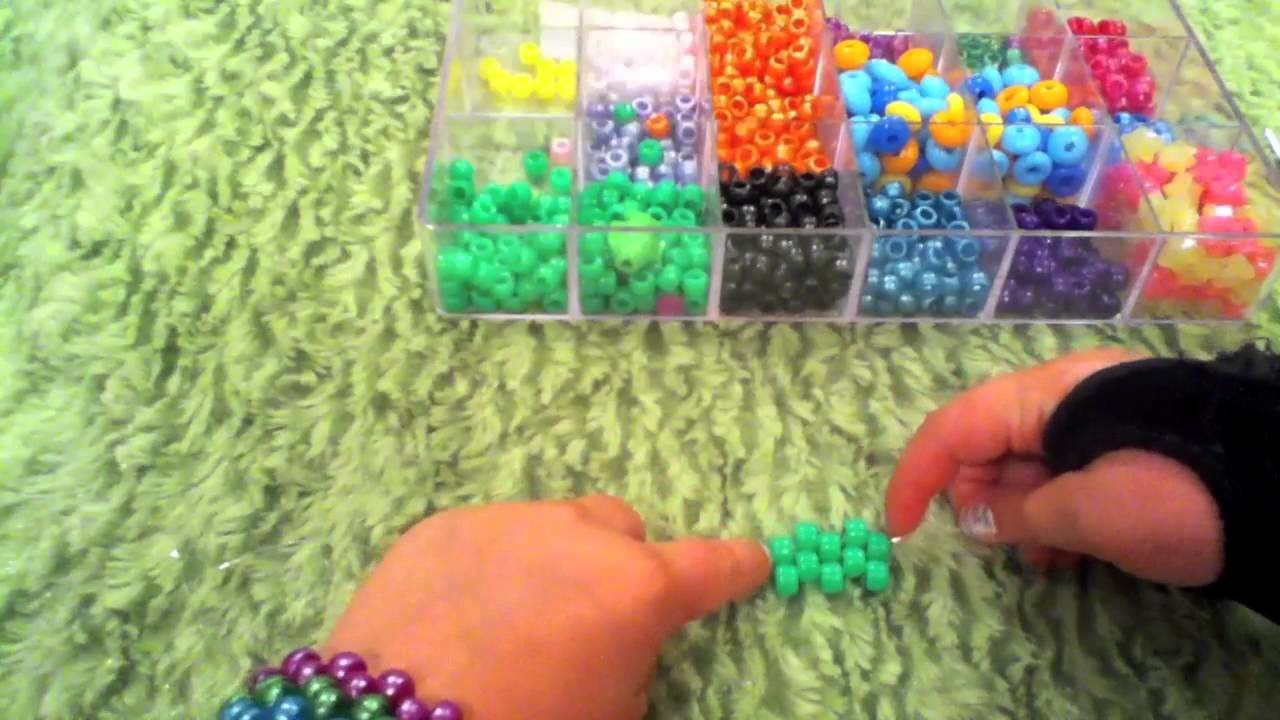 How to make a kandi.pony bead pacman ghost