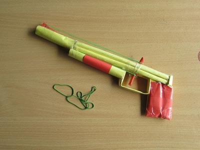 How to Make a Paper Shotgun That Shoots Rubber Band - Easy Tutorials