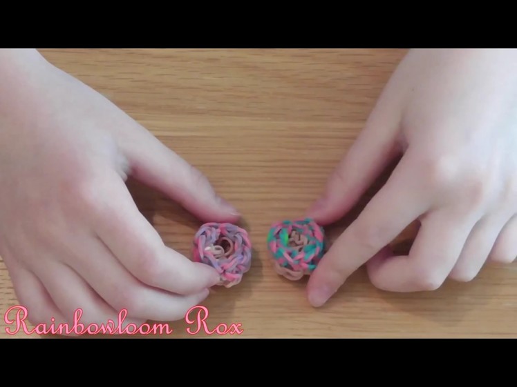 How To Make A Rainbow Loom 3D Mini Donut No Loom Required