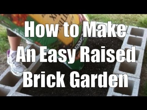 How to Make a Raised Garden Bed from Bricks
