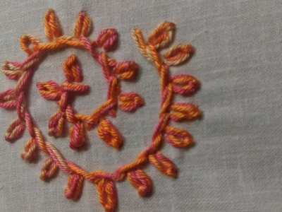 How to Make petal chain stitch in Two Ways - DIY - Tutorial .