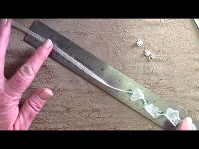 Italian Mesh Ribbon Swarovski Crystal Necklace