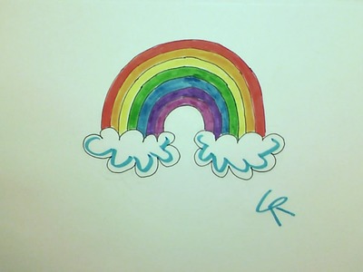 Learn How to Draw A Perfect Pretty Rainbow, Easy! -- iCanHazDraw!
