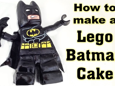 Lego Batman Cake HOW TO COOK THAT Beyond Gotham Cake, PS3, PS4, Xbox, Lego Movie Ann Reardon