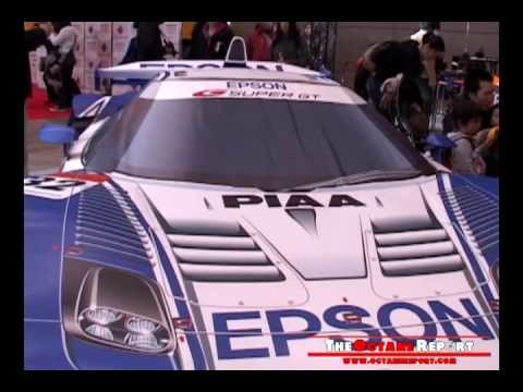 Life Size Paper Super GT Honda NSX at Tokyo Auto Salon 2010