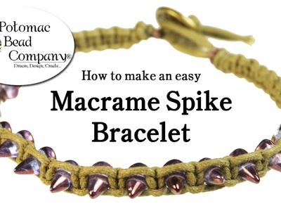 Macrame Spike Bracelet