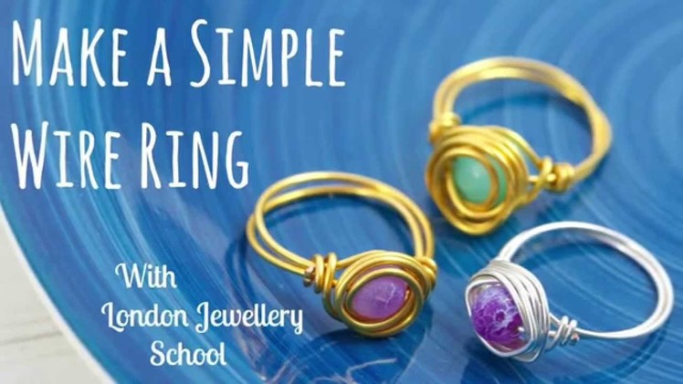 Make a Simple Wire Ring - DIY Jewelry Making Tutorial