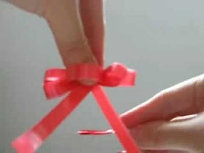 Making a Floral Bow or Tying Ribbon