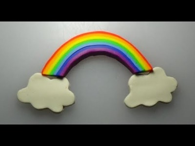 Making of a Rainbow from Play-Doh