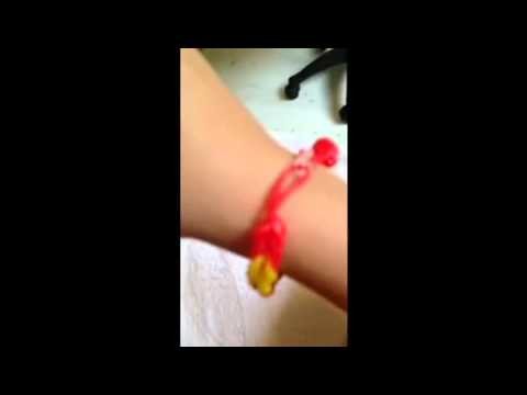 My spanish flag loom band