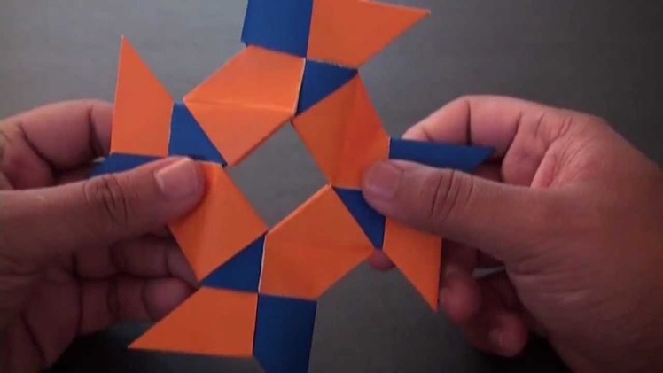 Origami Daily - 353: 8 Pointed Ninja Star (Frisbee) - TCGames [HD]