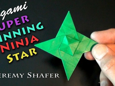 Origami Super Spinning Ninja Star
