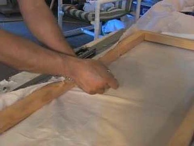 P 2 STRETCHING CANVAS ARTIST WINDMILL BLADES RECYCLING KILZ
