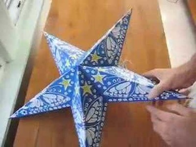 Paper Star Lantern Assembly Video