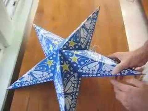Paper Star Lantern Assembly Video