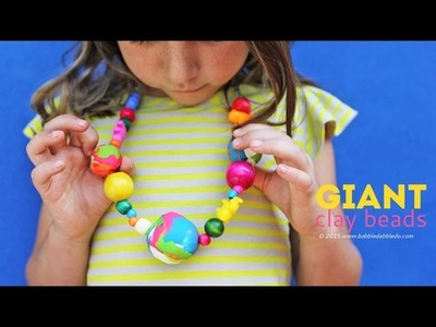Polymer Clay Ideas: GIANT Clay Beads