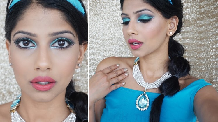 Princess Jasmine ! Makeup Tutorial and DIY accessories!