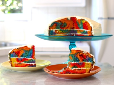 Rainbow Cake - Gemma's Bigger Bolder Baking Episode 1 - Gemma Stafford