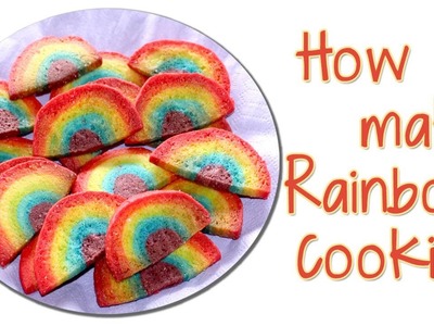 Rainbow Cookies Made With Refrigerator Cookie Dough