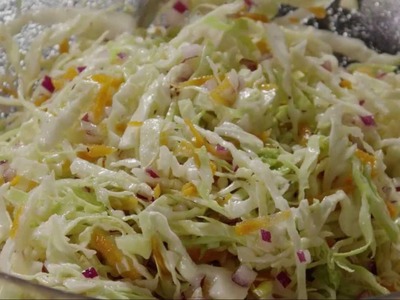 Salad Recipe - How to Make Cabbage Coleslaw