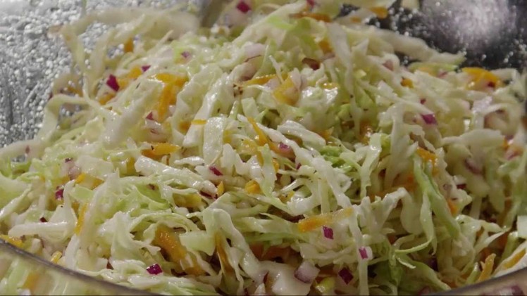 Salad Recipe - How to Make Cabbage Coleslaw