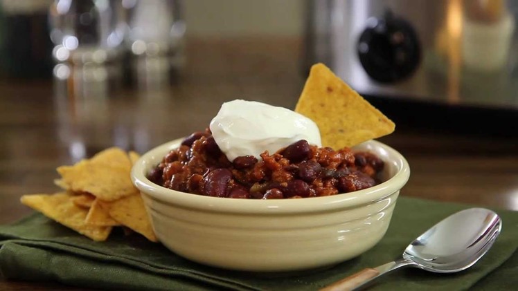 Slow Cooker Recipes - How to Make Turkey Chili
