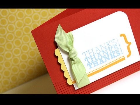 Thanks! Thanks! Thanks! - Make a Card Monday #77
