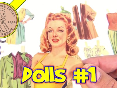 Vintage Paper Dolls Collection - Paper Doll Video 1 - Ann Sheridan #986 - 1944